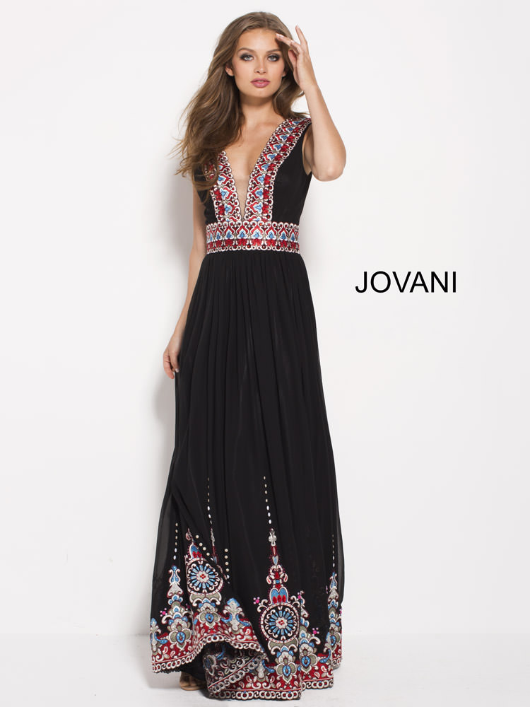 bohemian style evening gowns